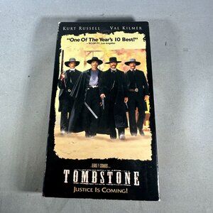 Tombstone Movie VHS Kurt Russell Val Kilmer R Rated 1993 Buena Vista Home Video